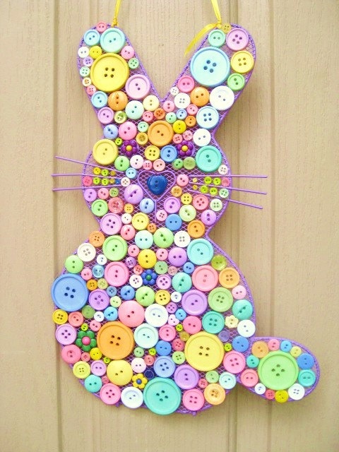 Easter mantel decoration