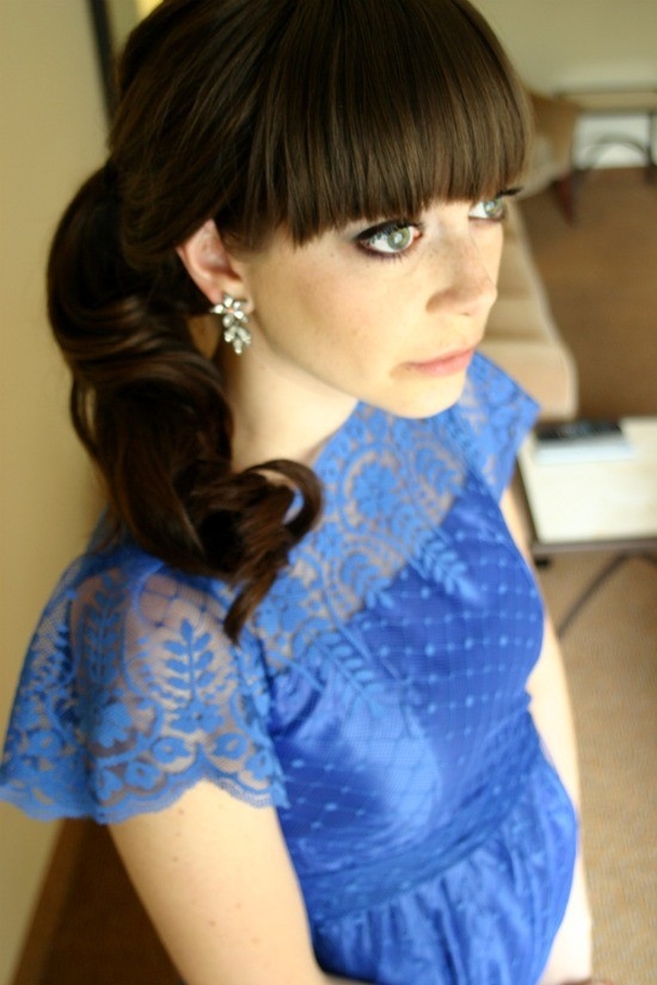 Soft fringe framing the face