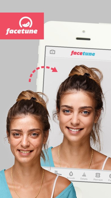 Facetune portrait editing app