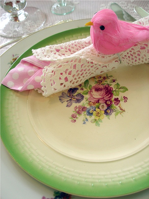 Edited minimal Easter tablescape