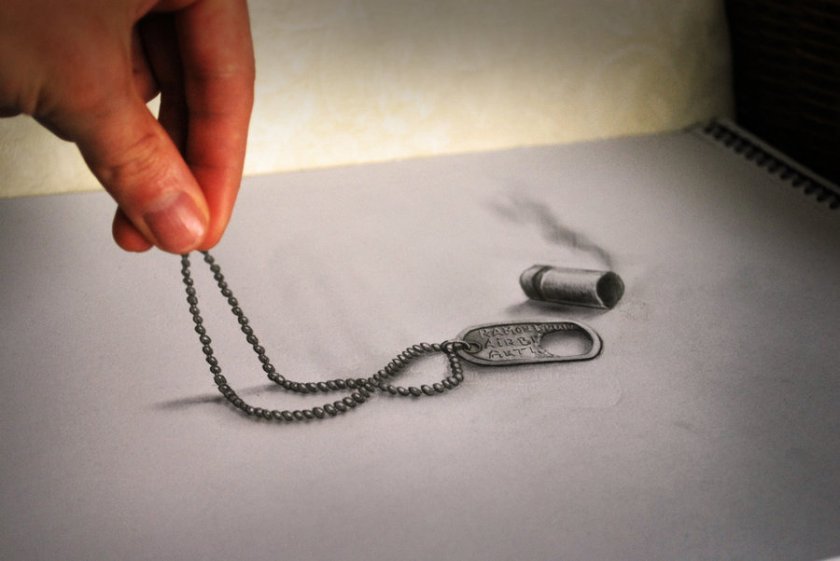 3D paper illusion studio piece