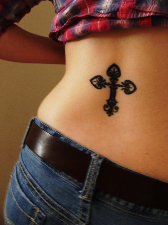 Cross tattoo design example 10