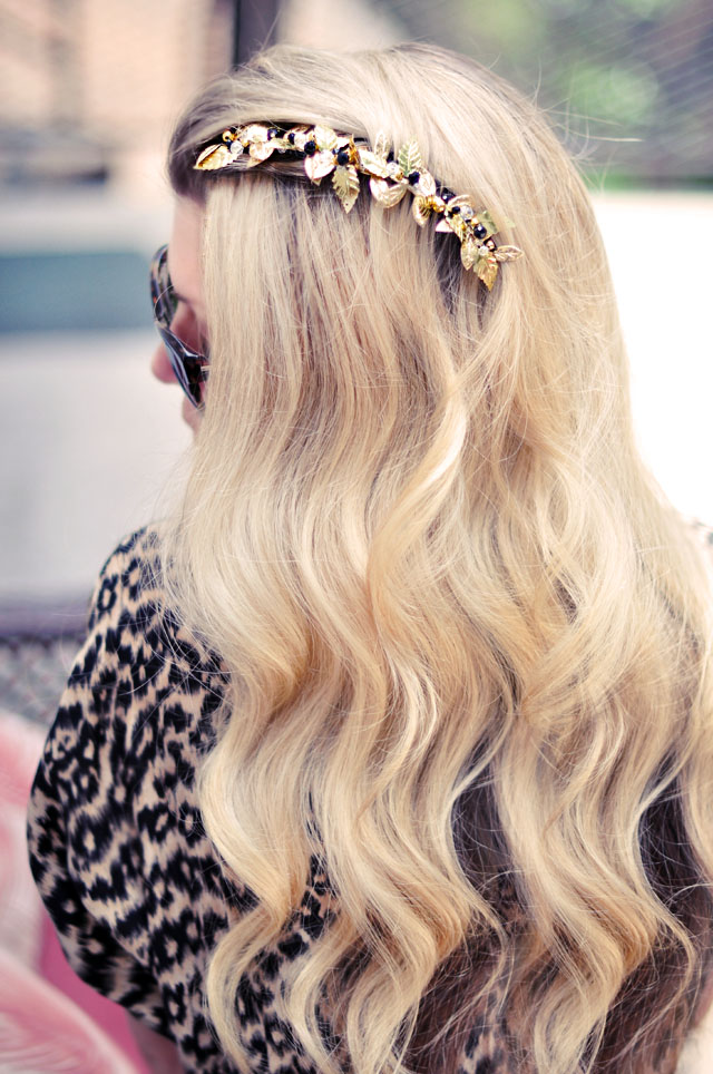 Bejeweled DIY hair comb