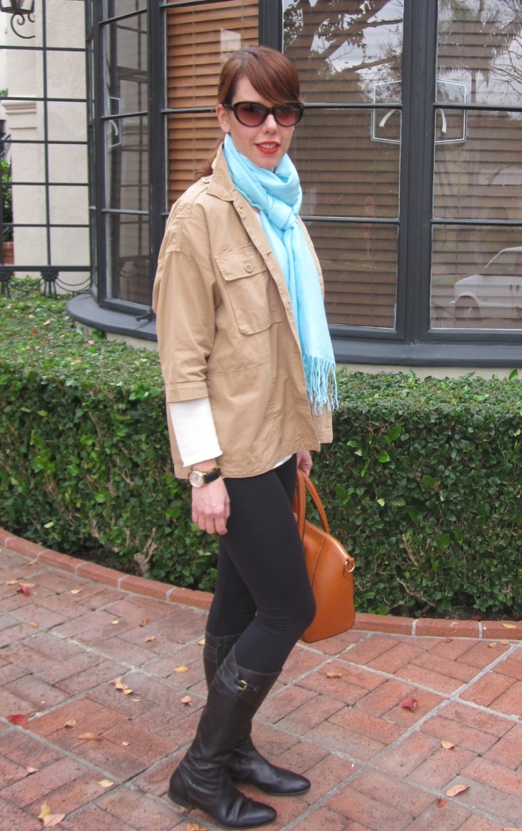 Layered fall outfit with boots