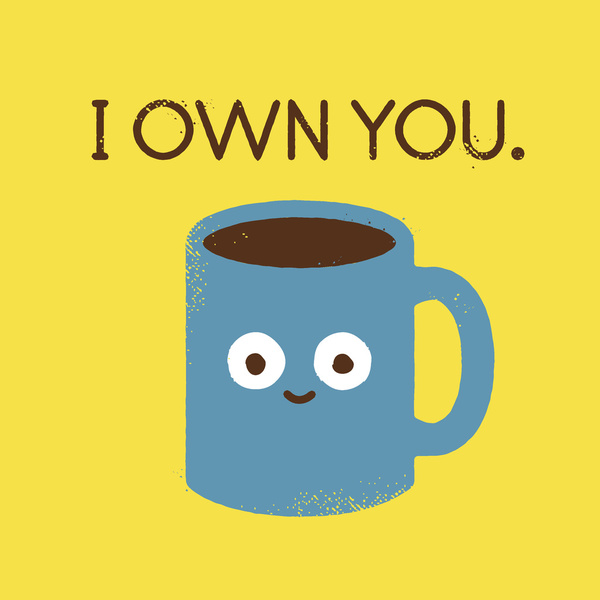 Funny food illustration by David Olenick