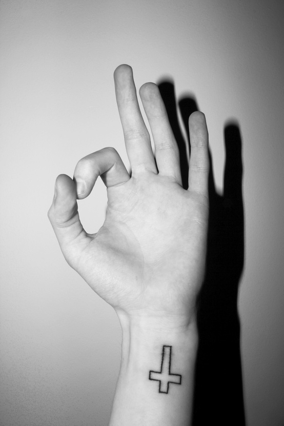 Cross tattoo design example 11
