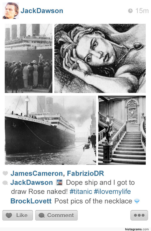 Histagram comic take on a historic post
