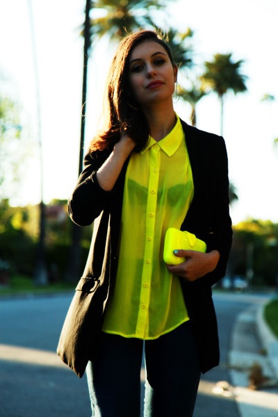 Neon colours street fashion edit