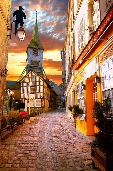 Sunset...Honfleur, Normandy, France Sunset Honfleur Normandy France