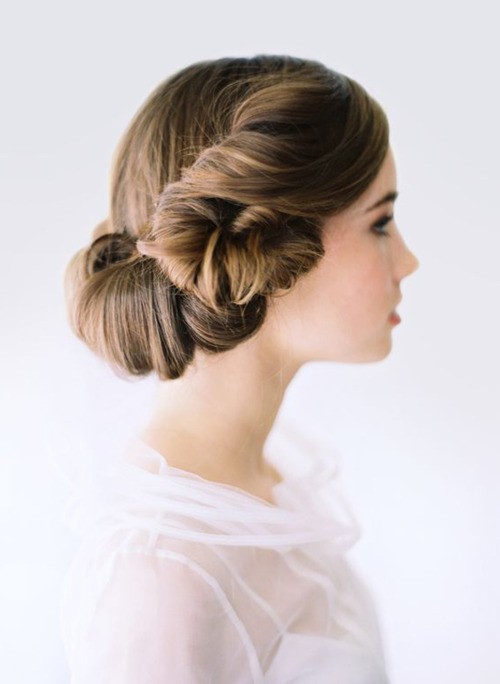 Soft coil updo