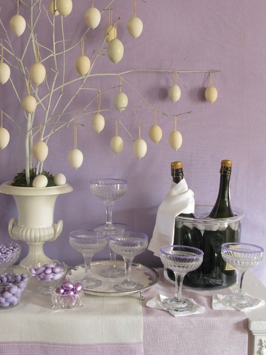 Polished pastel Easter table