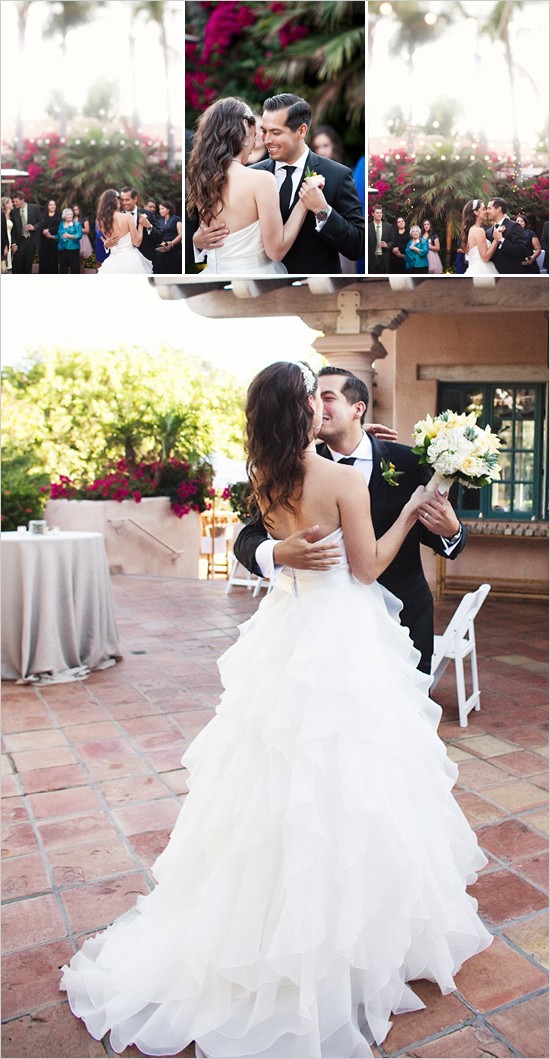 Close-up romantic kiss