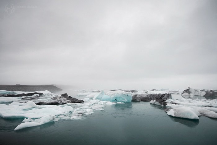 Iceland ice landscape