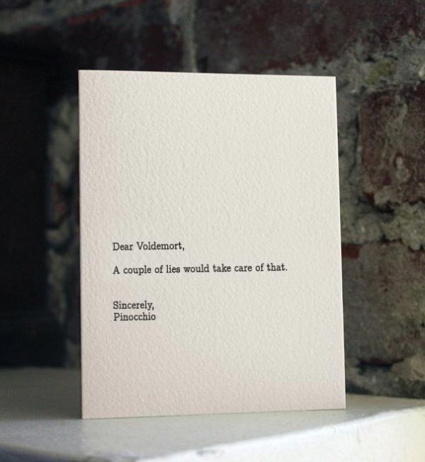 Dear Blank Please Blank card design