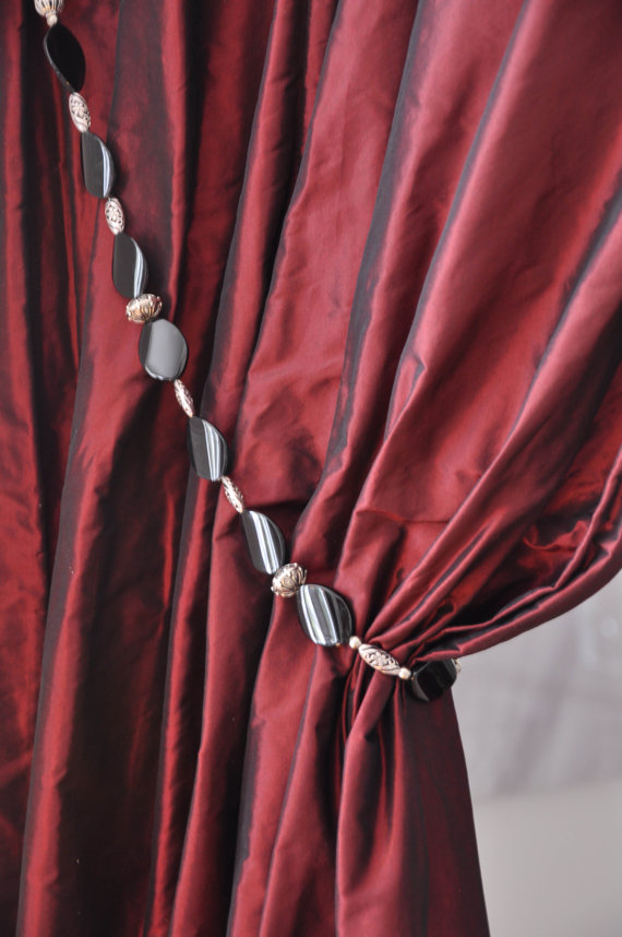 Charming curtain tieback example