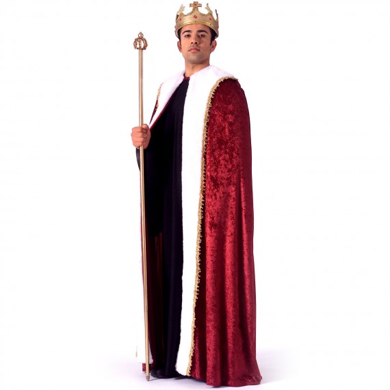 Men's Halloween makeup and costume