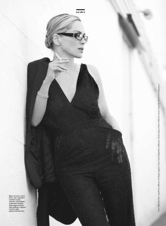 Sharon Stone Amica special edition portrait