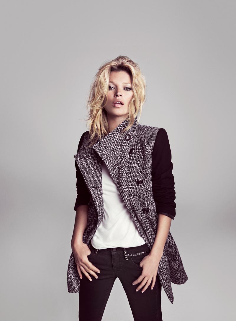Kate Moss Mango Winter 2012 lookbook