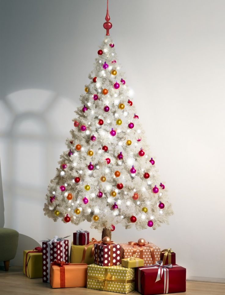 Corner Christmas tree for small spaces