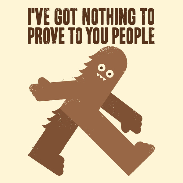 Minimal funny art by Olenick
