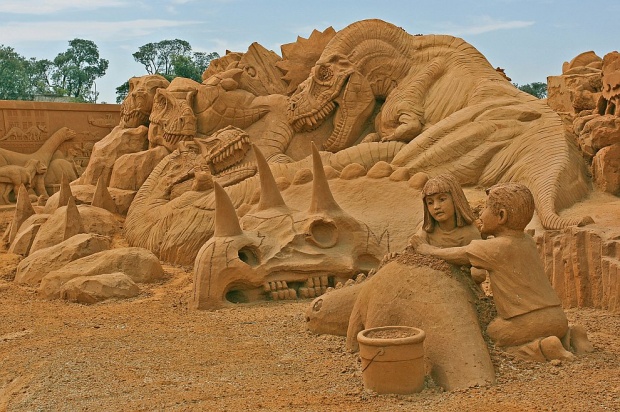 Sand sculpture