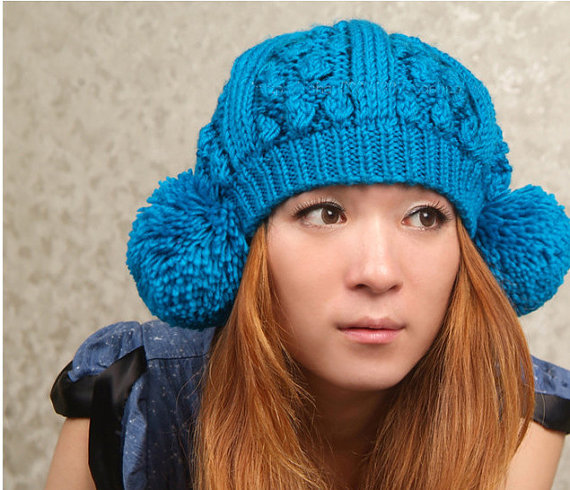 Handmade knit hat example 9
