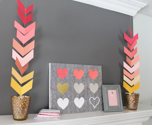 Chevron paper garland