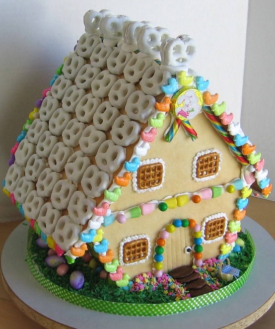 Detailed Christmas gingerbread house