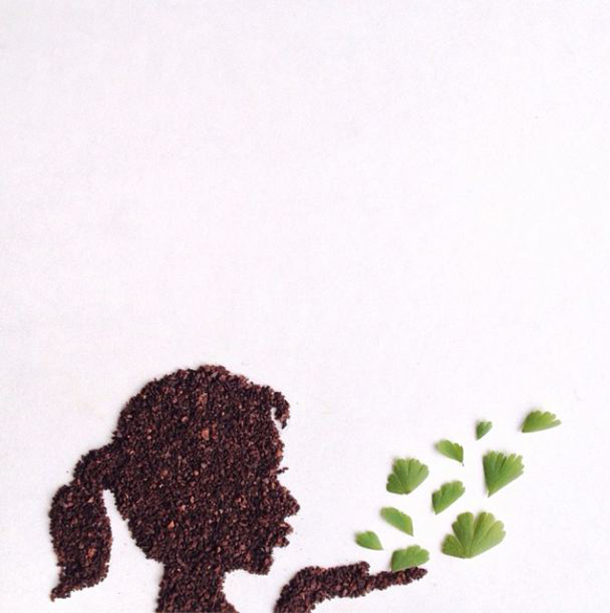 Liv Buranday ground coffee artwork
