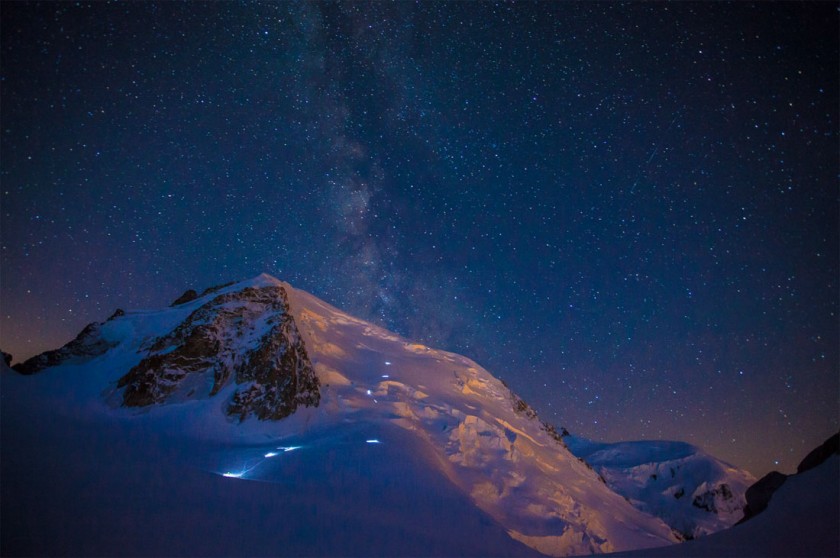 Winter alpine landscape example 9