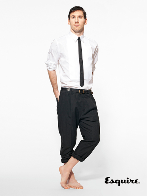 Lionel Messi Esquire UK studio photograph