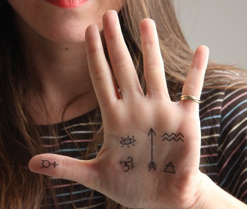 Arrow tattoo graphic design