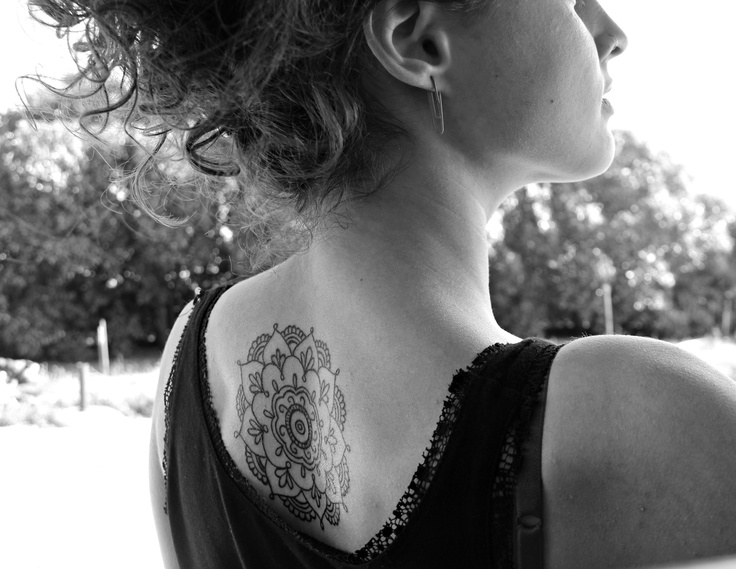 Half-mandala side piece