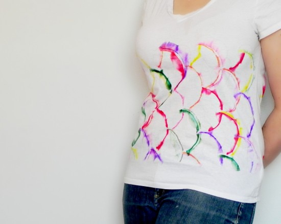 Sharpie tie-dye craft project