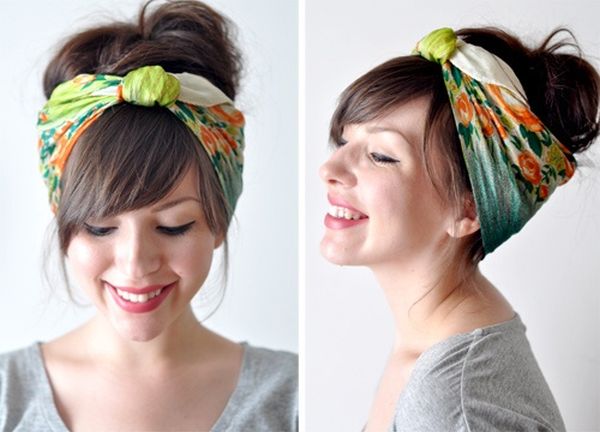 Hair scarf style gallery look