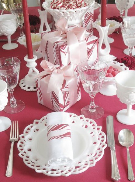 Christmas dinner table idea