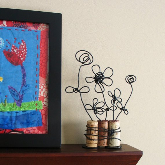 Square wine cork craft