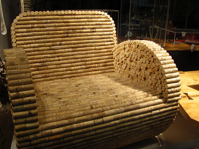 Handmade wine cork project