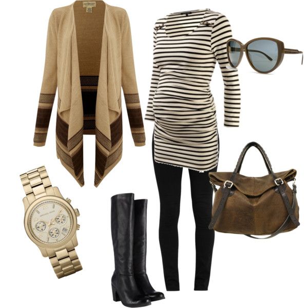 Winter maternity outerwear outfit