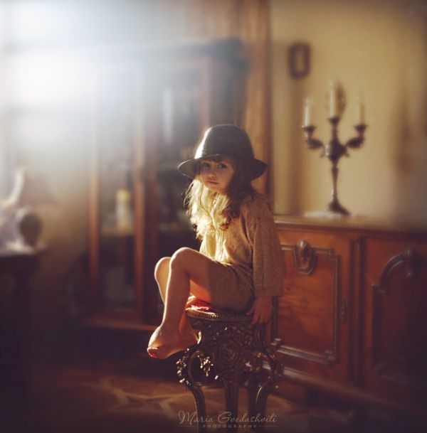 Natural child portrait by Maria Gvedashvili