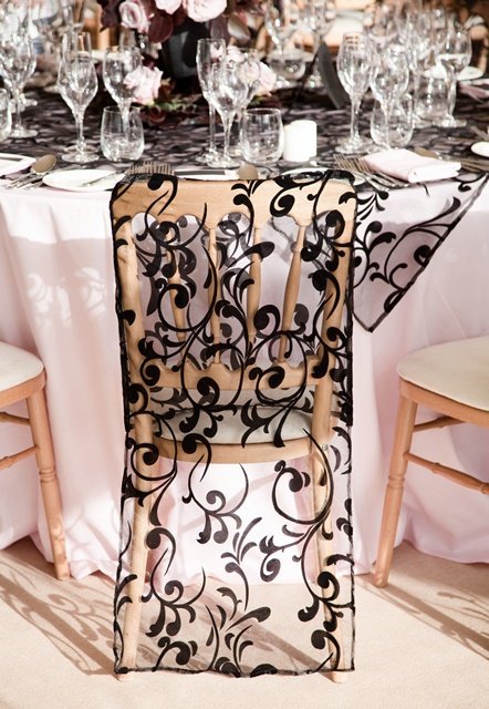 Garden party wedding chairs