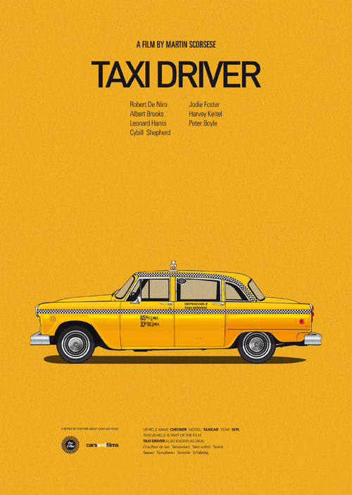 Taxi Driver cab poster