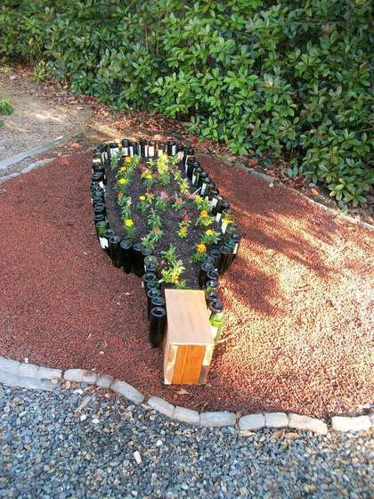 Decorative bottle garden