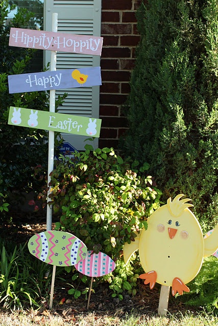 Easter home accent display
