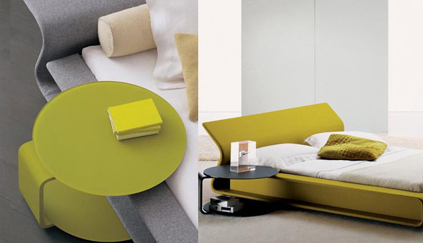 Wooden bedside table design