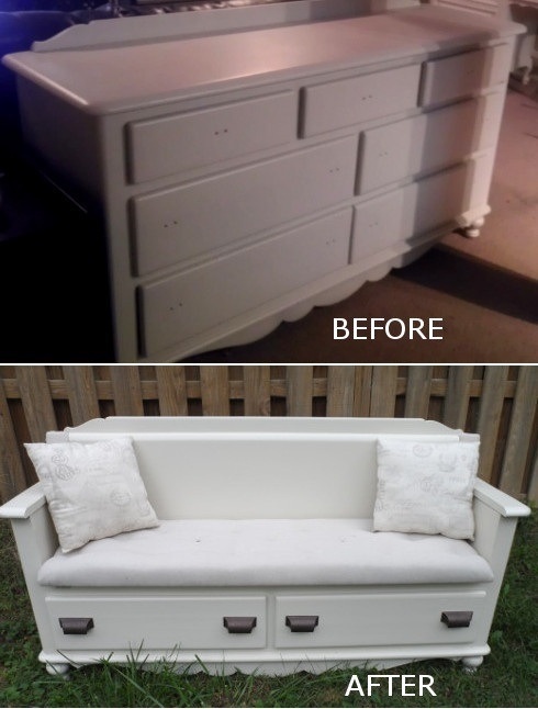 Hallway bench furniture flip