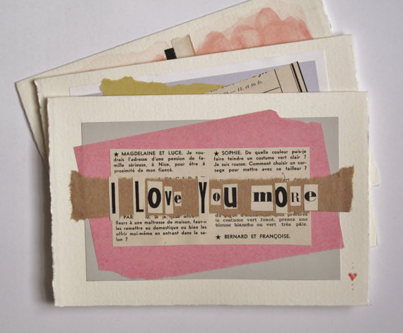 Handmade Valentine card example 8