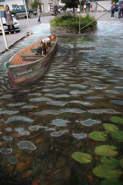 3D pavement art