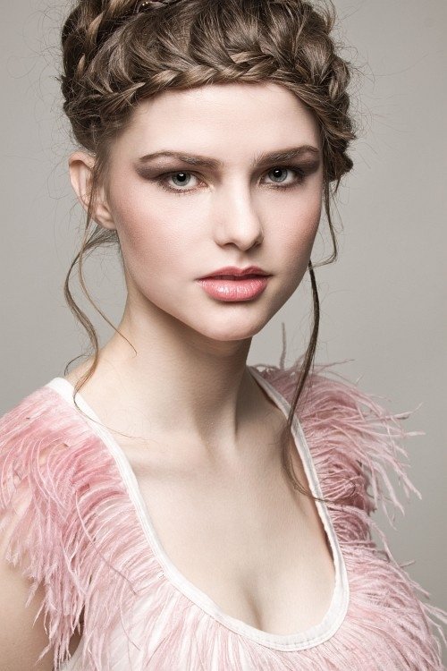 Polished sleek braided fringe