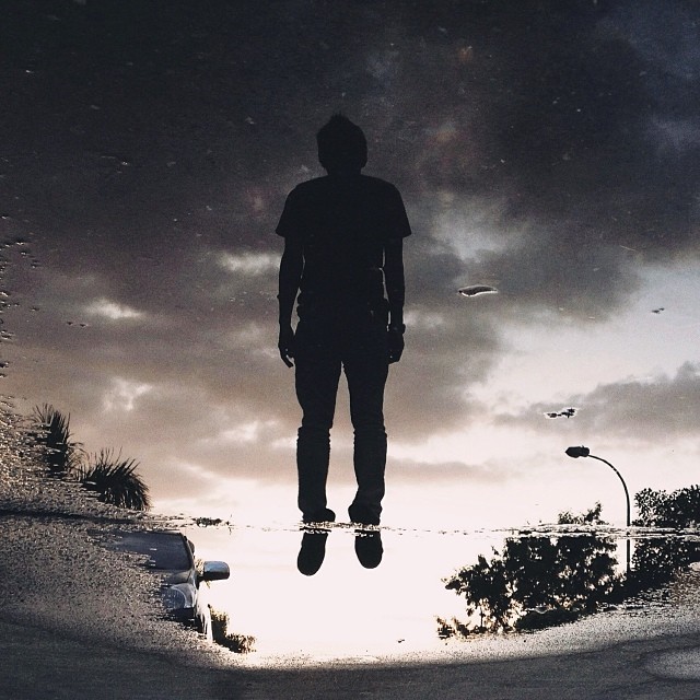 Puddle reflection by Haekal Ryan